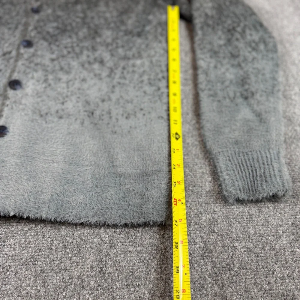Jordan Flight Heritage Men Ombre Cardigan Sweater Smoke Grey Size Small NWT